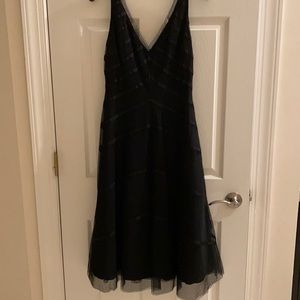 Mesh layered BCBGMAXAZRIA DRESS